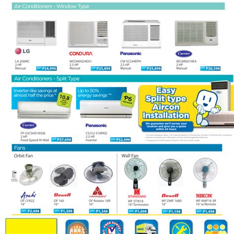 air conditioner philippines price list.